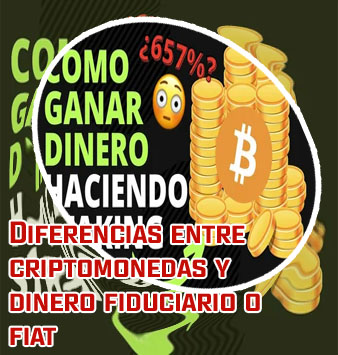 Dinero fiduciario vs criptomonedas